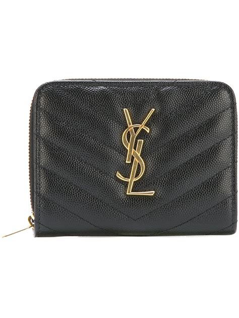 yves saint laurent wallet envelope|Saint Laurent monogram wallet.